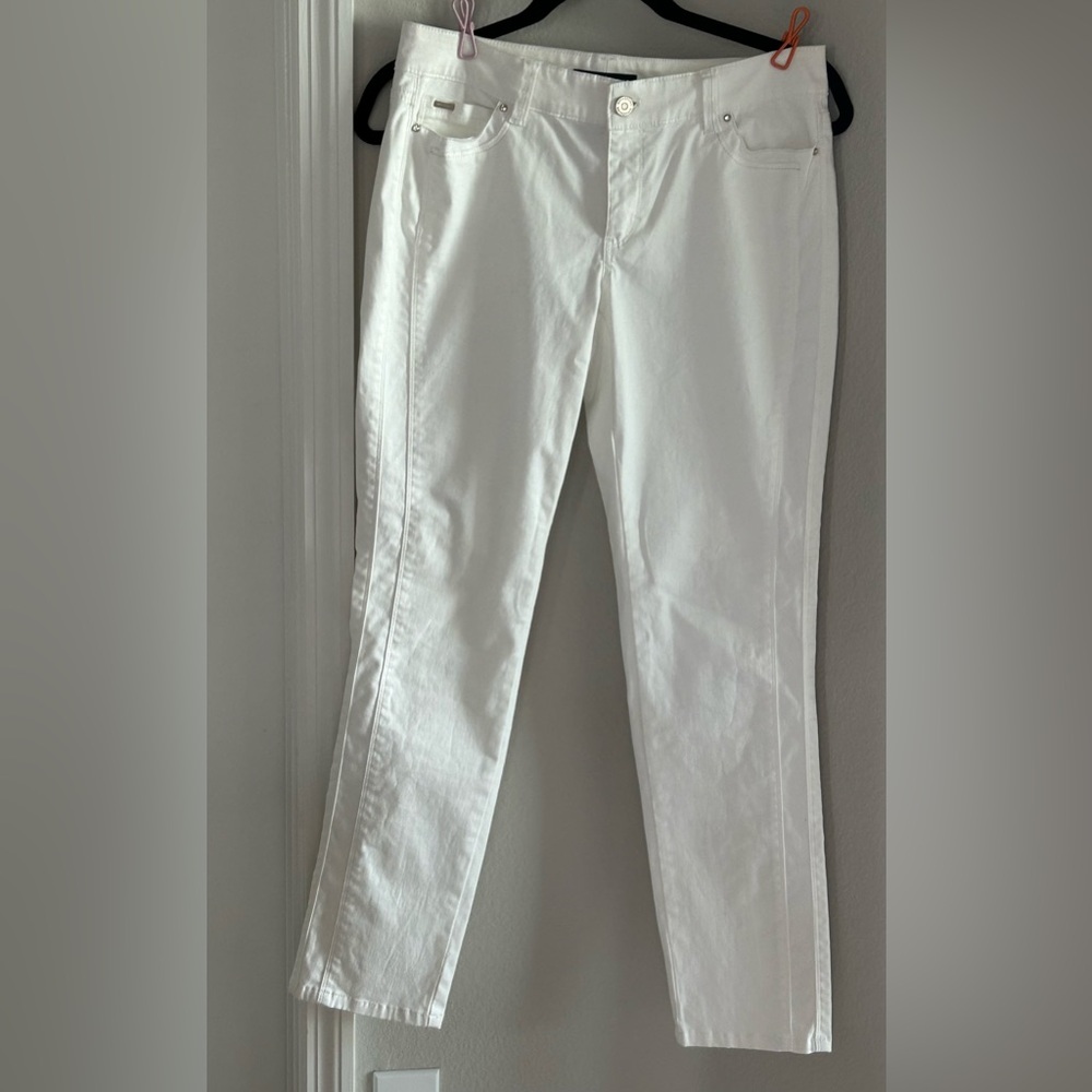 White House Black Market white jeans